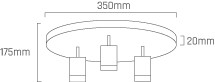 ALRS 5535 3’lü Tepsi